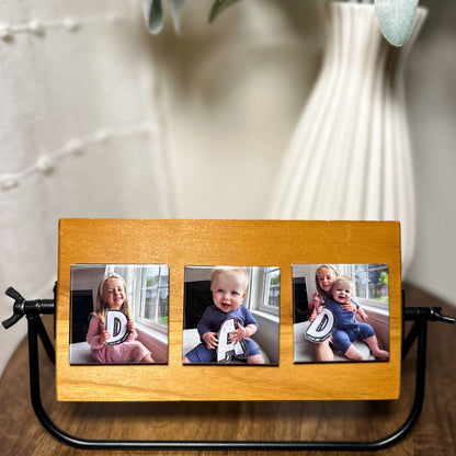 Wood Photo Magnet Display Bar