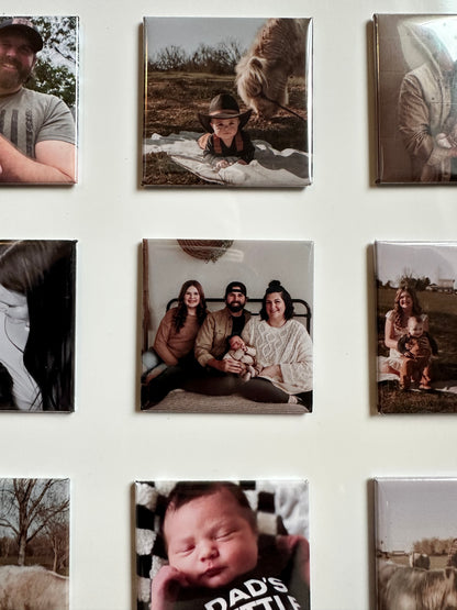 Wood Photo Magnet Display Bar